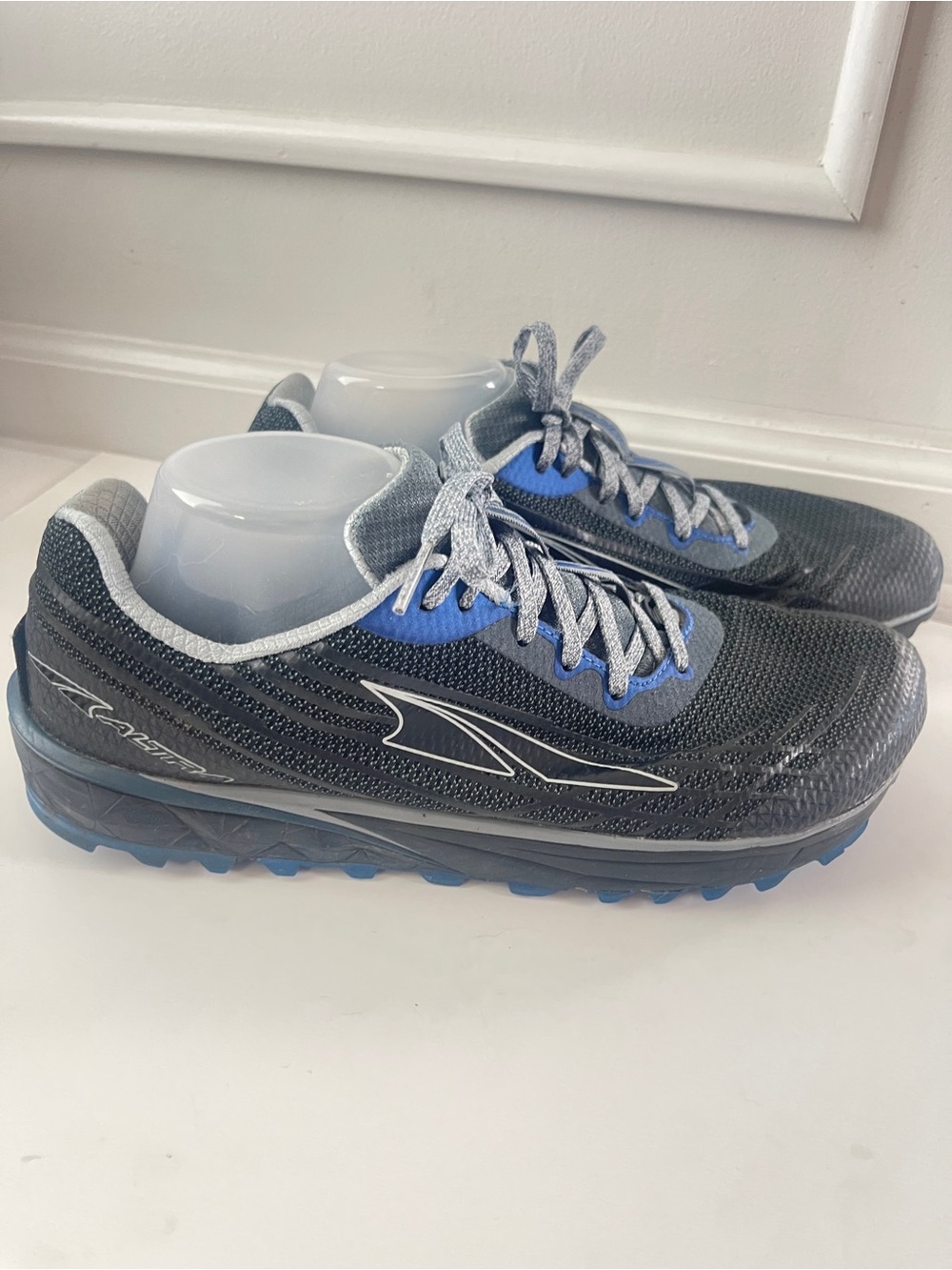 ALTRA TIMP 2 Size 12 Men’s Trail Running Hiking Shoes Gray Blue mens